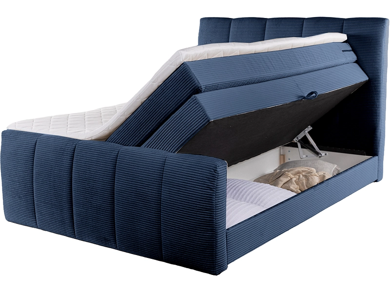 Boxspringbett IBIZA blau