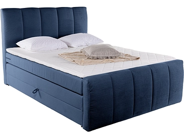 Boxspringbett IBIZA blau
