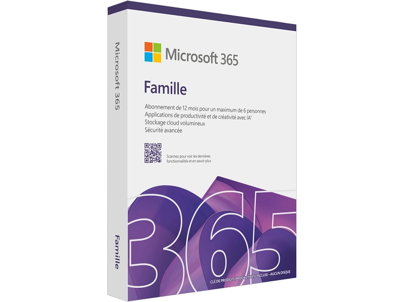 MICROSOFT Bureautique 365 Famille, français