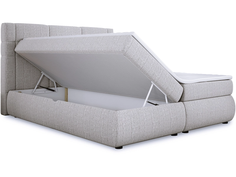 Boxspring LARGO grigio chiaro