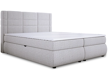 Boxspringbett LARGO hellgrau