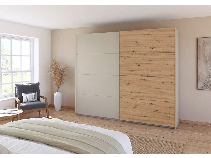 Schwebetürenschrank OSLO champagner