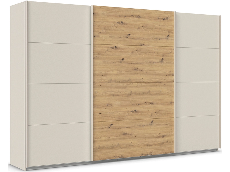 Armadio ante scorrevoli OSLO champagne 3 porte