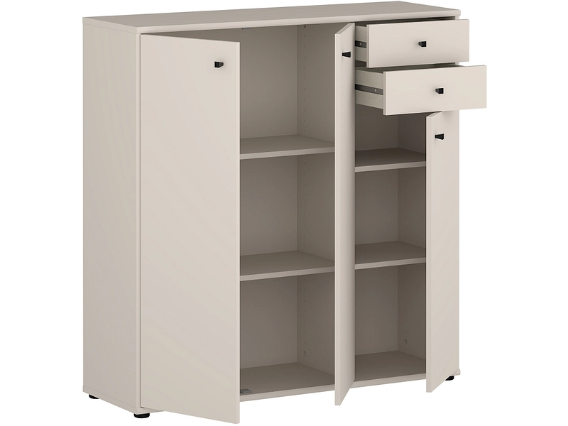 Kommode TEMPRA 2 3 Türen 2 Schubladen