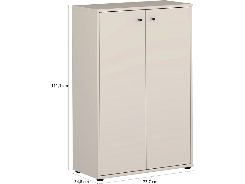 Kommode TEMPRA 2 2 Türen