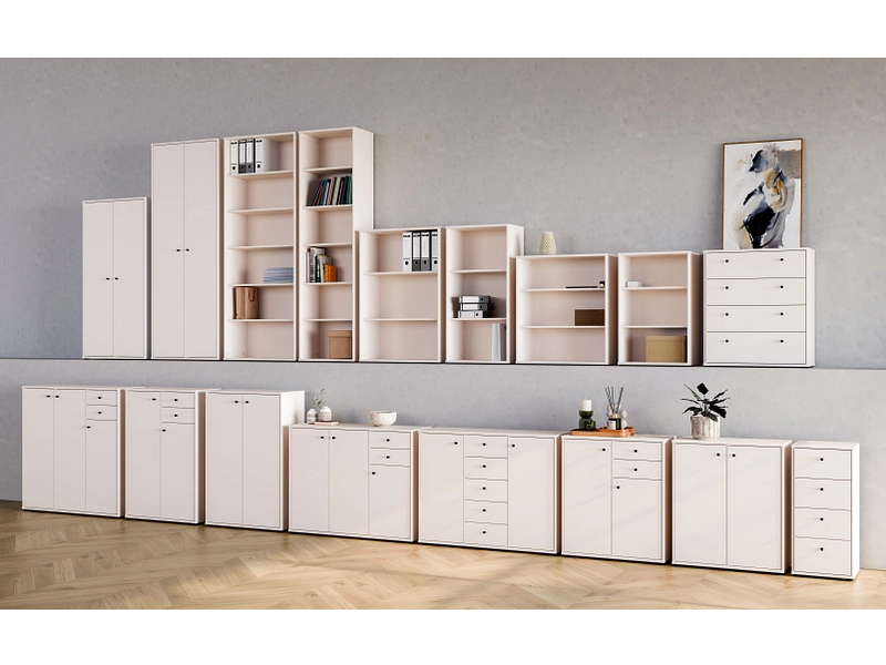 Kommode TEMPRA 2 2 Türen 5 Schubladen