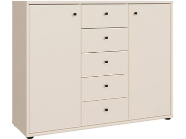 Kommode TEMPRA 2 2 Türen 5 Schubladen