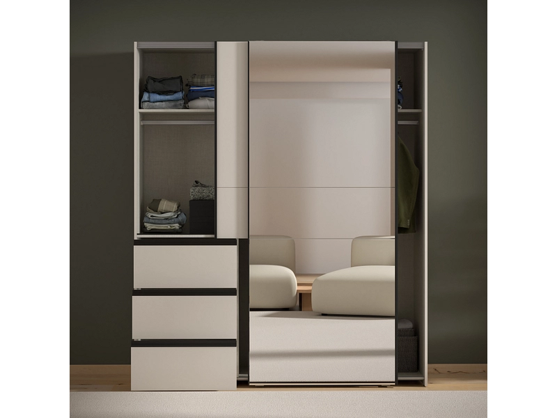 Armoire portes coulissantes SUNLIGHT sable