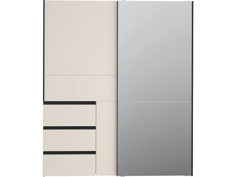Armoire portes coulissantes SUNLIGHT sable