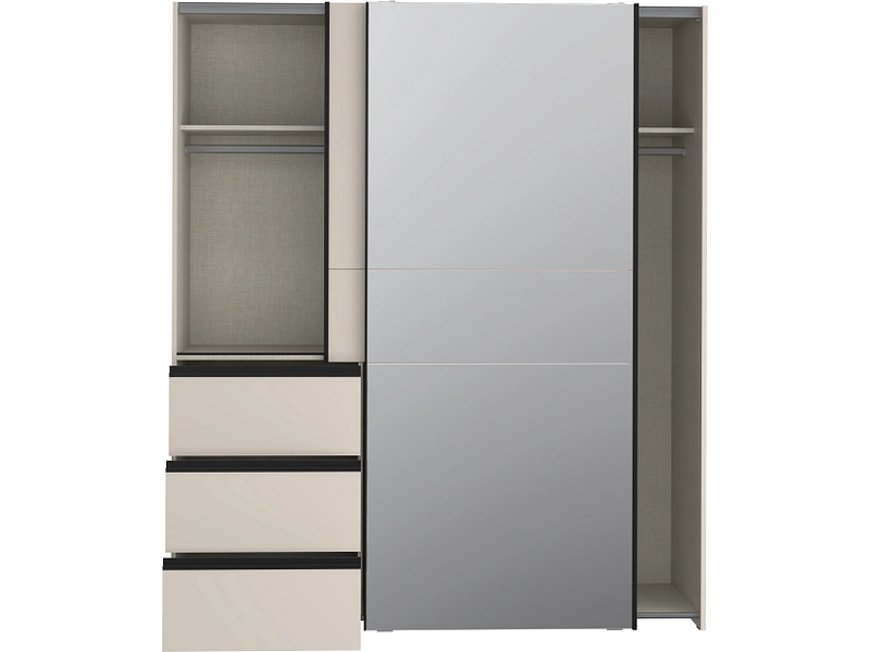 Armoire portes coulissantes SUNLIGHT sable