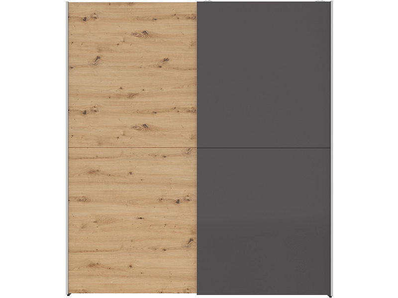 Armadio ante scorrevoli LEVIS grafite