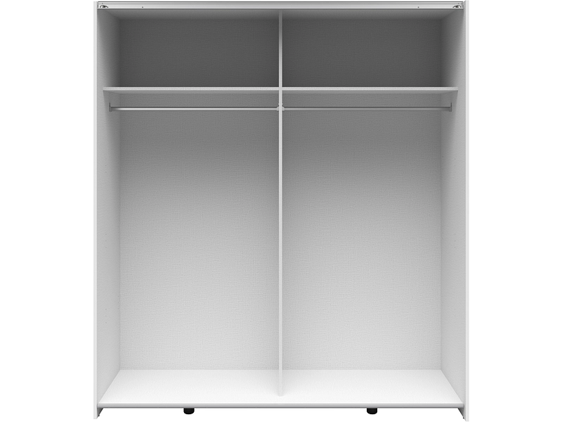 Schwebetürenschrank LEVIS weiss