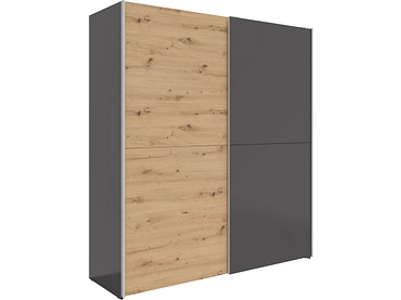 Schwebetürenschrank LEVIS grafit