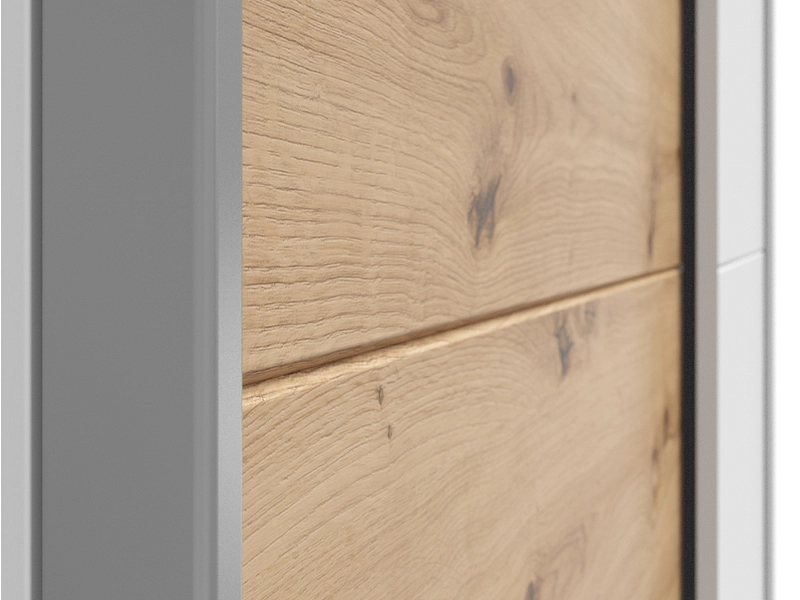 Armoire portes coulissantes LEVIS blanc