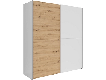Armoire portes coulissantes LEVIS blanc