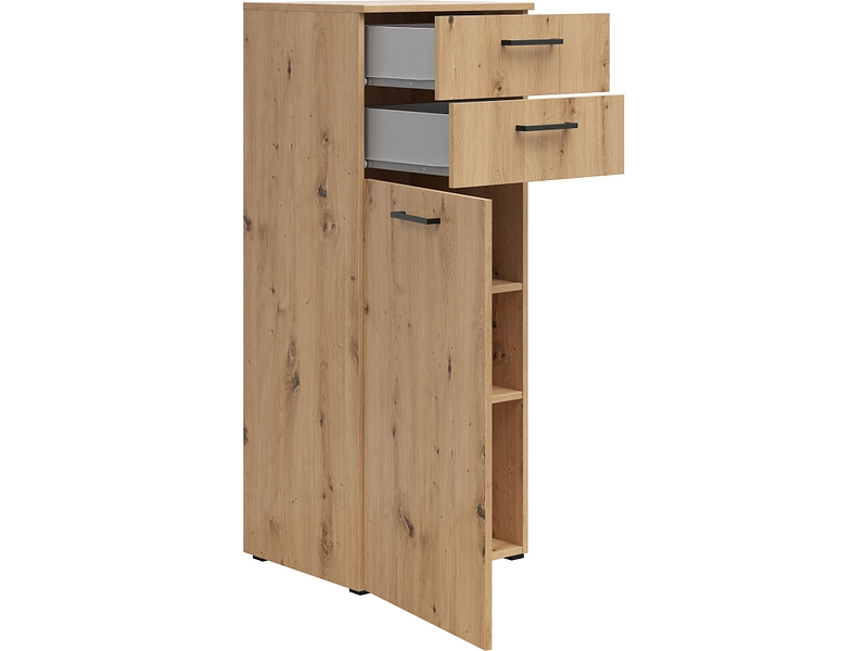 Commode MULTI 1 porte 2 tiroirs Commode MULTI 1 porte 2 tiroirs