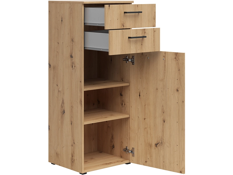 Commode MULTI 1 porte 2 tiroirs Commode MULTI 1 porte 2 tiroirs