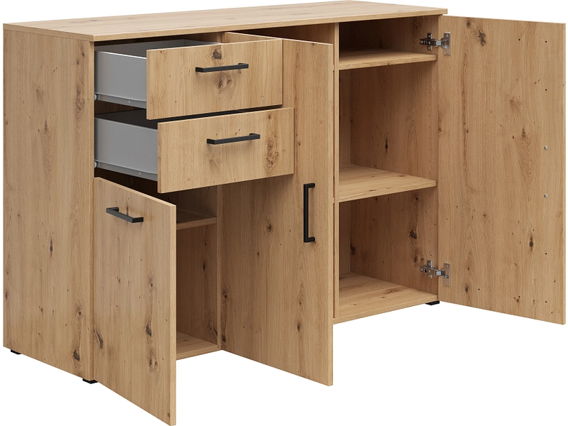 Commode MULTI 3 portes 2 tiroirs