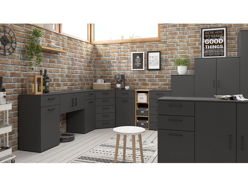 Mobile contenitore MULTI 1 anta 1 cassetto