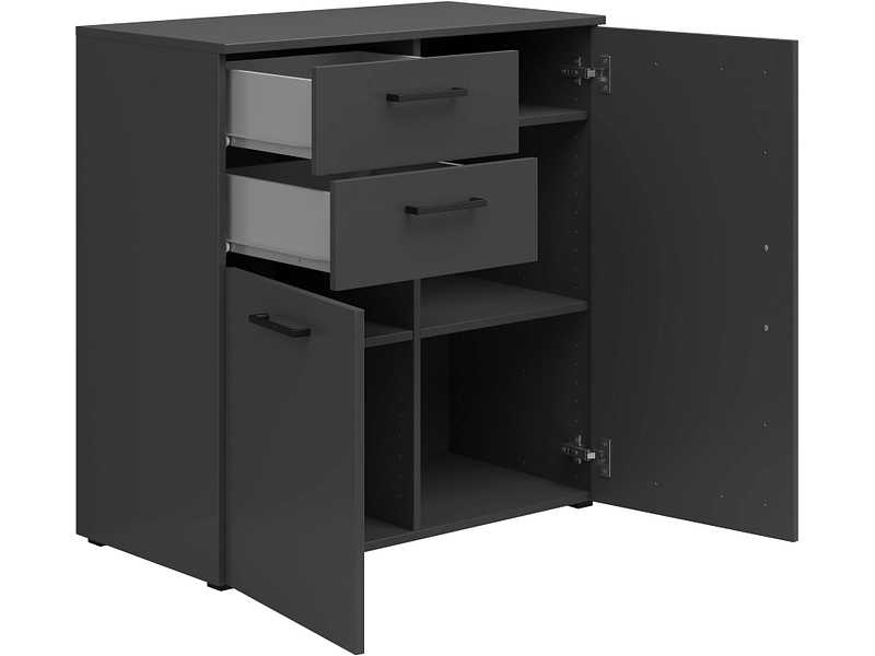 Commode MULTI 2 portes 2 tiroirs