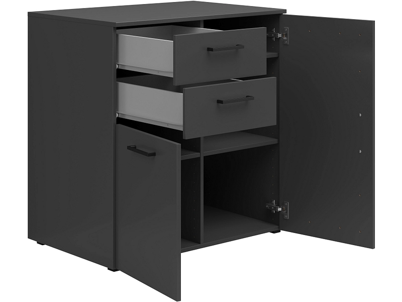 Kommode MULTI 2 Türen 2 Schubladen Kommode MULTI 2 Türen 2 Schubladen