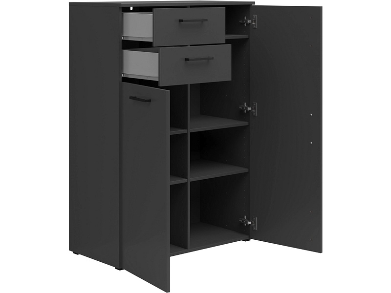 Commode MULTI 2 portes 2 tiroirs