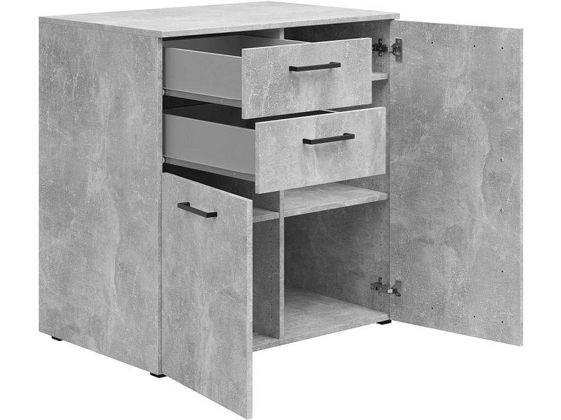 Commode MULTI 2 portes 2 tiroirs