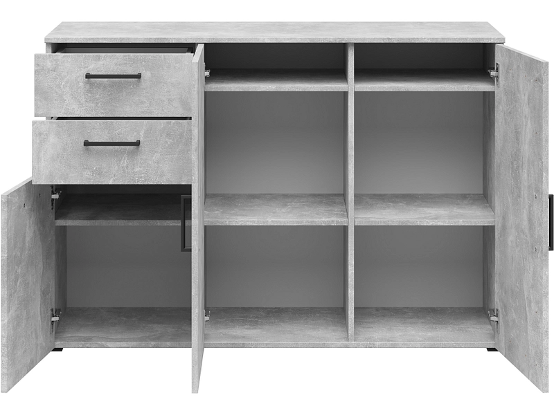 Kommode MULTI 3 Türen 2 Schubladen