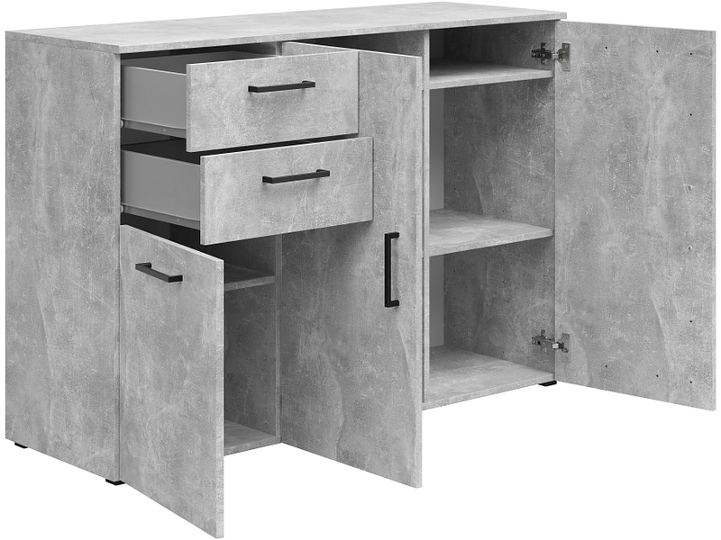 Kommode MULTI 3 Türen 2 Schubladen