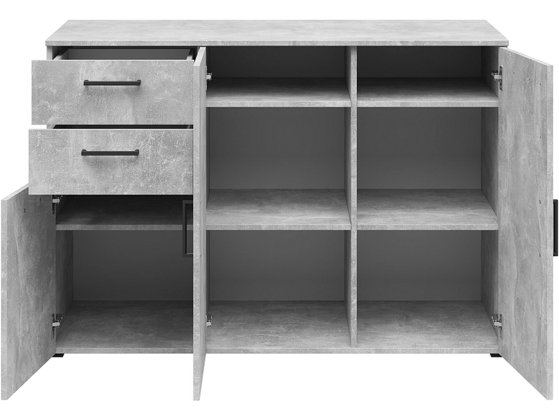 Commode MULTI 3 portes 2 tiroirs