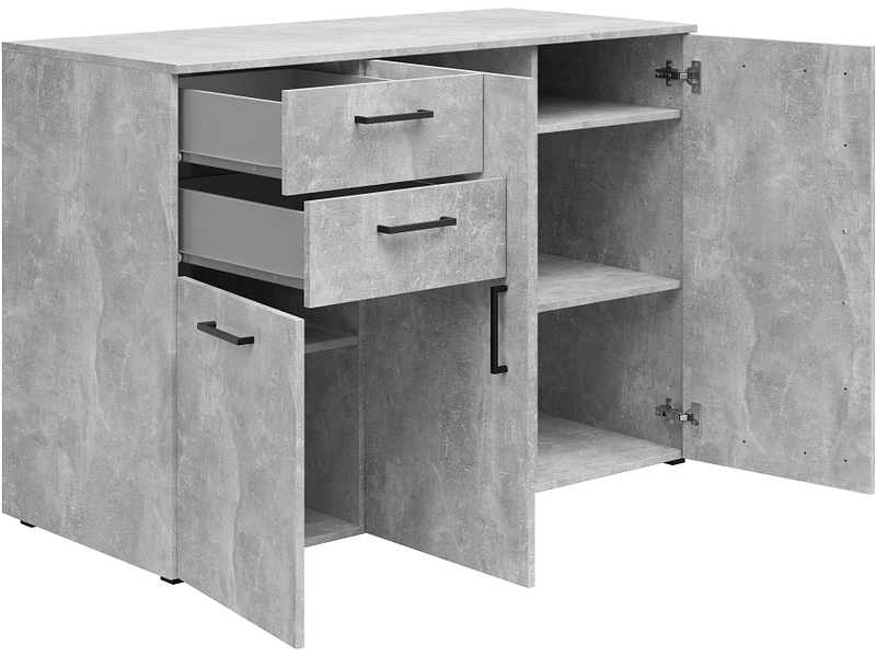 Commode MULTI 3 portes 2 tiroirs