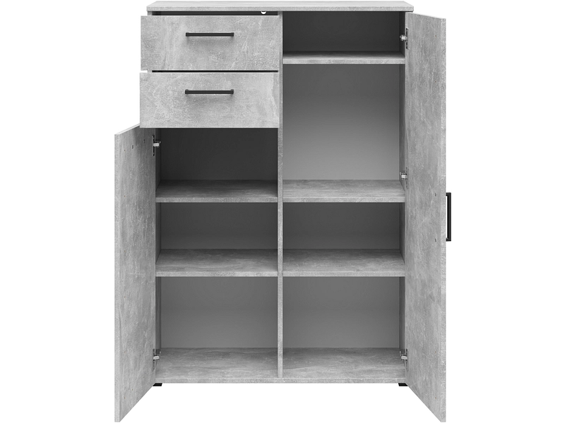 Commode MULTI 2 portes 2 tiroirs