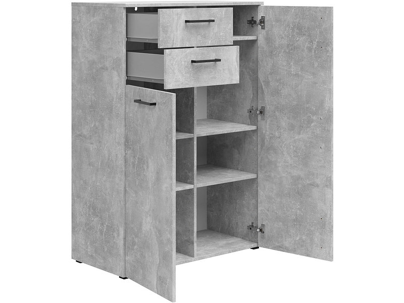 Commode MULTI 2 portes 2 tiroirs