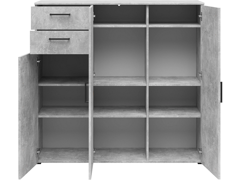 Kommode MULTI 3 Türen 2 Schubladen