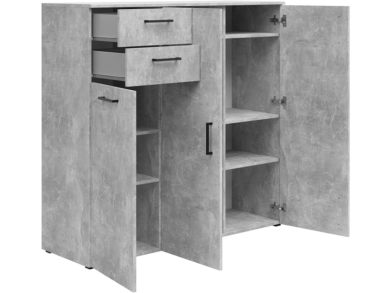 Kommode MULTI 3 Türen 2 Schubladen