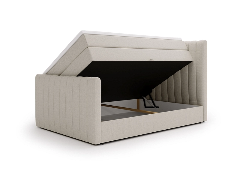 Boxspringbett WINTER hellbraun