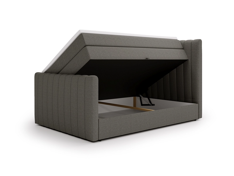 Boxspringbett WINTER dunkelgrau