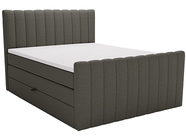 Boxspringbett WINTER dunkelgrau