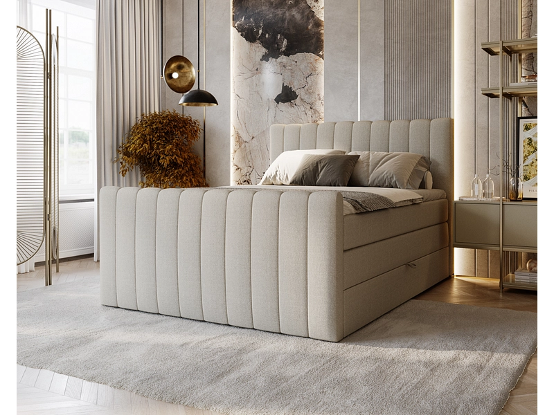 Boxspring WINTER marrone chiaro