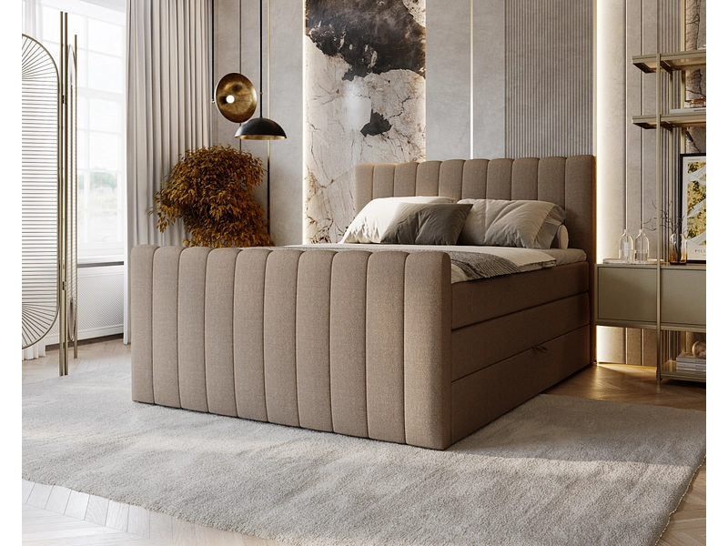 Boxspring WINTER marrone