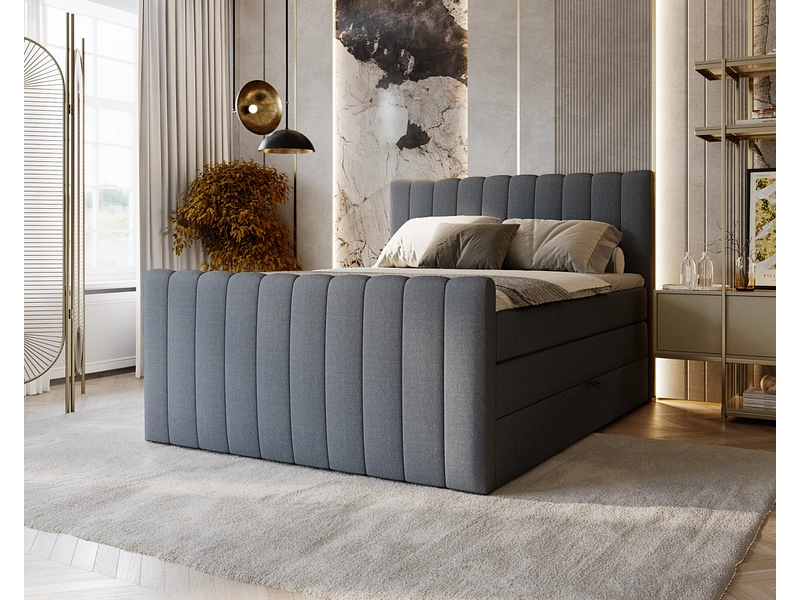 Boxspring WINTER grigio