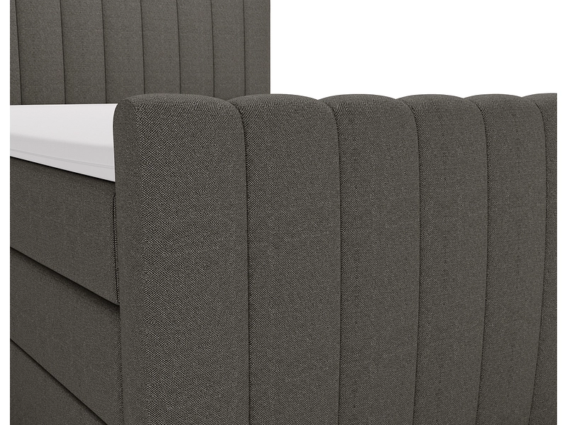 Boxspring WINTER grigio scuro