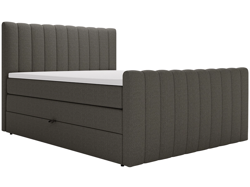 Boxspring WINTER grigio scuro
