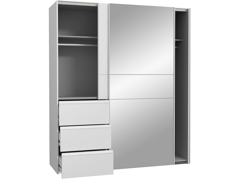 Armadio ante scorrevoli SEATTLE bianco