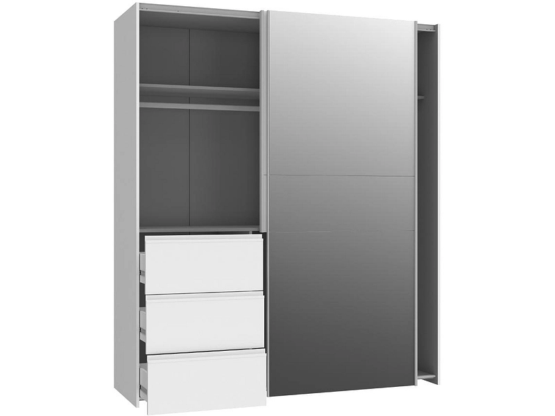 Armadio ante scorrevoli SEATTLE bianco