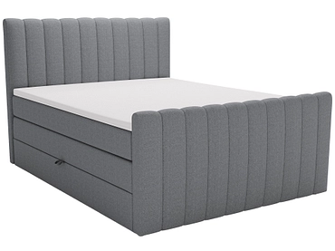 Boxspring WINTER grigio