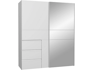 Armoire portes coulissantes SEATTLE blanc