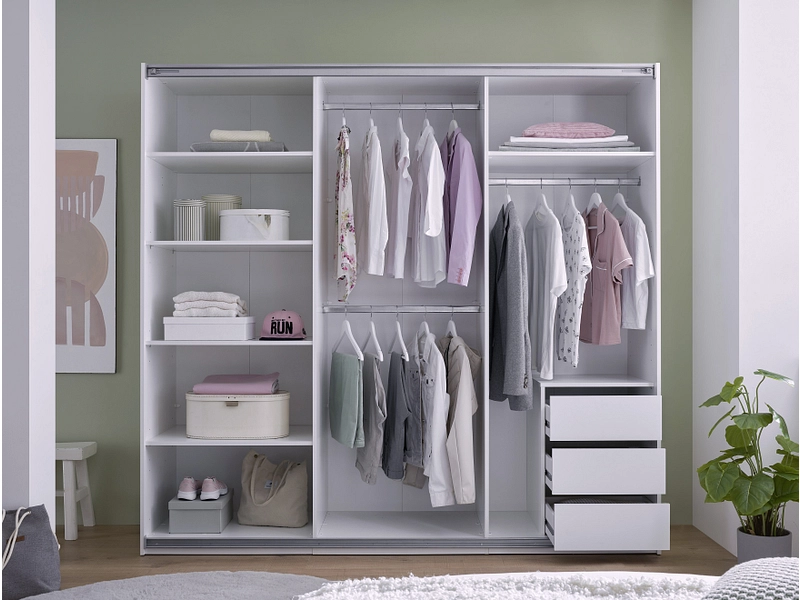 Armadio ante scorrevoli CAPRI bianco