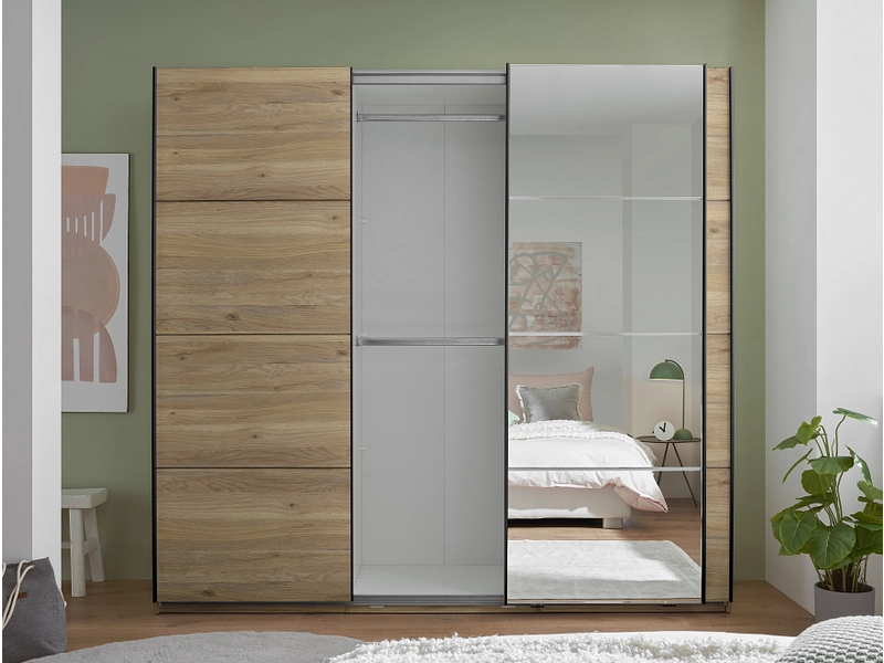 Armoire portes coulissantes CAPRI chêne