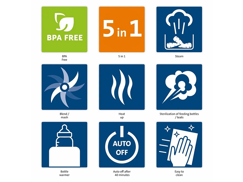 ALECTO Robot multifonction pour bébés ALECTO Robot multifonction pour bébés